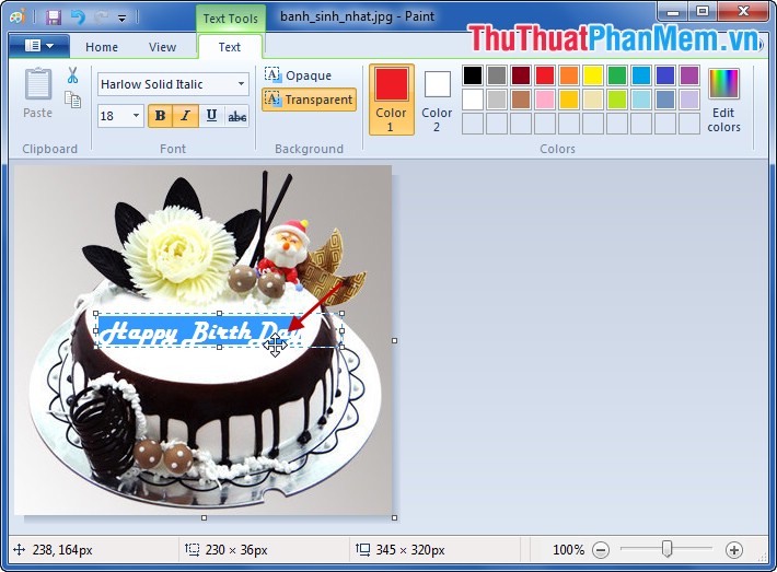How to insert text into photos Picture 11