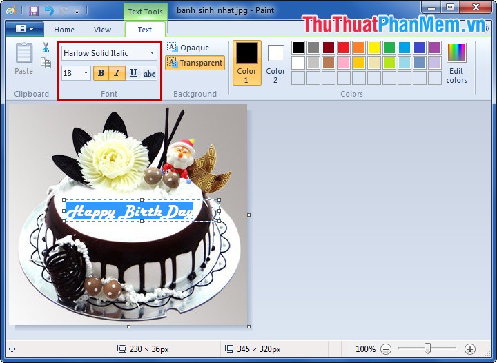 How to insert text into photos Picture 8
