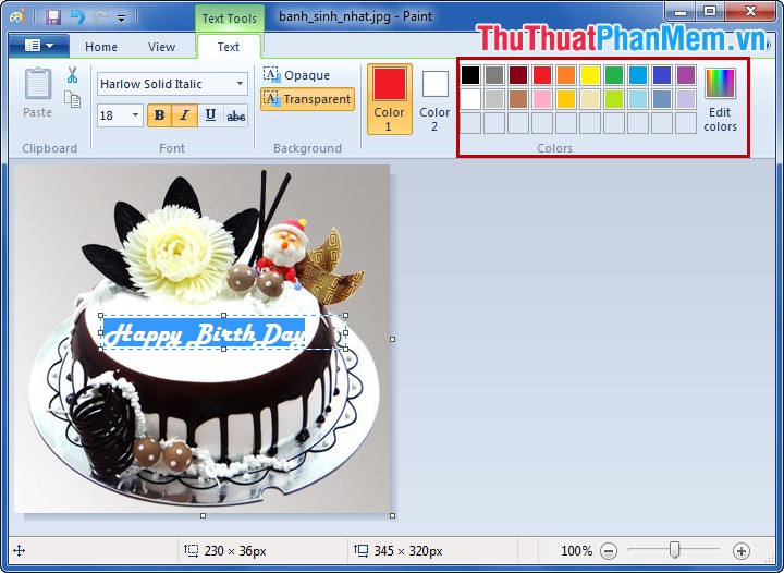 How to insert text into photos Picture 9