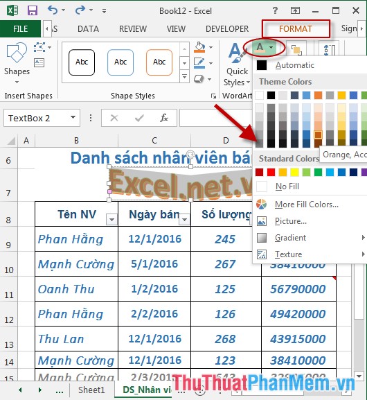 How to insert Textbox in Excel Picture 8