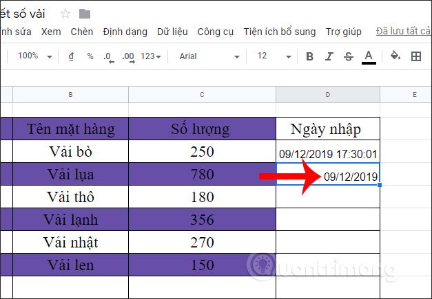 How to insert the current time into Google Sheets Picture 6