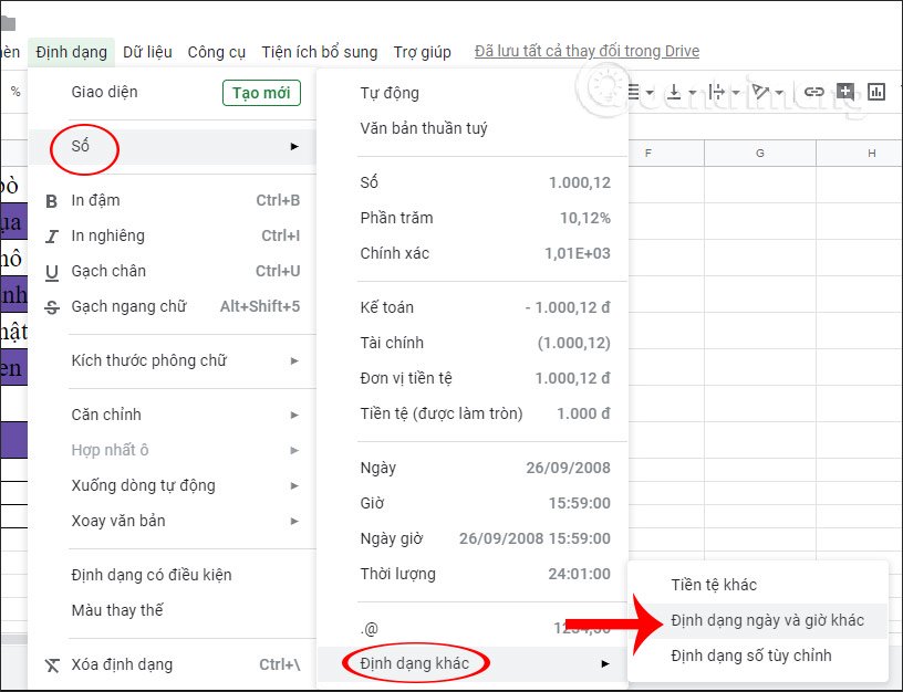 How to insert the current time into Google Sheets - TipsMake.com