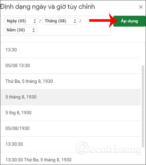 How to insert the current time into Google Sheets Picture 9