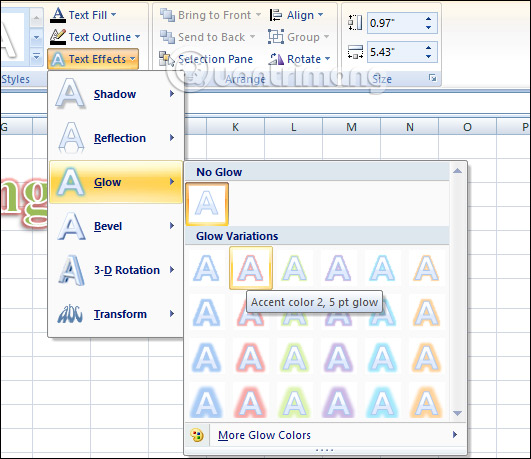 How To Use Wordart In Excel