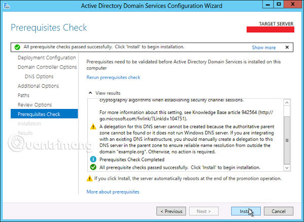 How to install Active Directory in Windows Server 2012 Picture 17