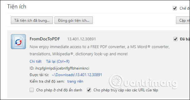 How to install an old version of the utility on Chrome Picture 8