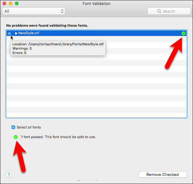 How to install and remove fonts on Mac Picture 12