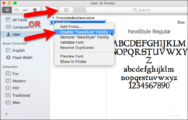How to install and remove fonts on Mac Picture 14