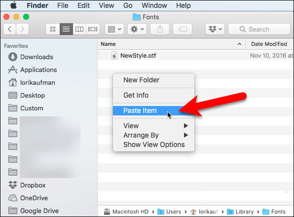 How to install and remove fonts on Mac Picture 23