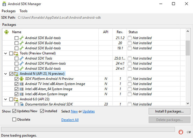 How to install and run the Android N 7.0 emulator on Windows PC Picture 2