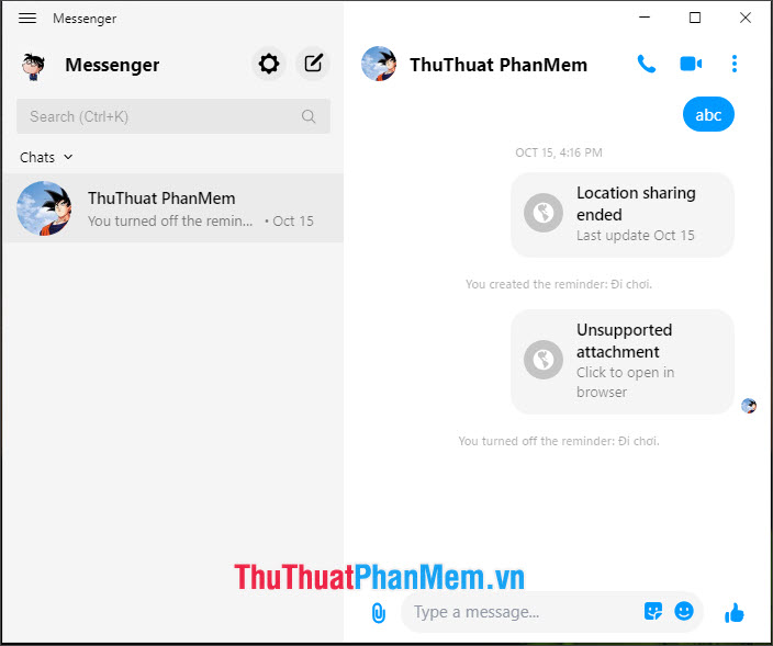 How to install and use Facebook Messenger on Windows 10 Picture 11