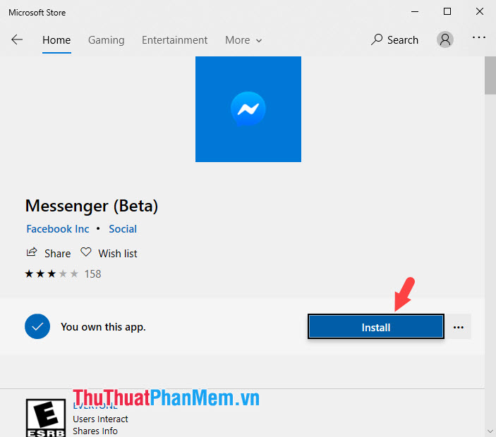 How to install and use Facebook Messenger on Windows 10 Picture 5