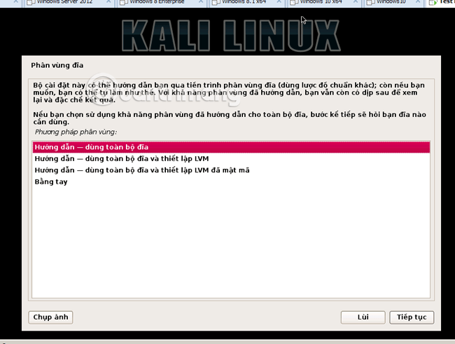 How to install and use Kali Linux on VmWare virtual machine Picture 11