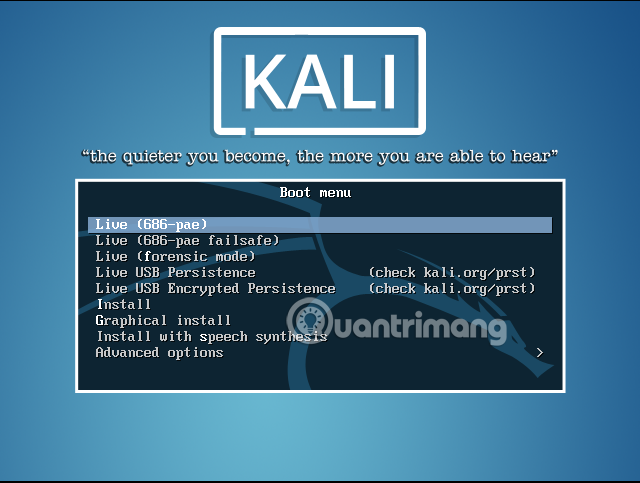 How to install and use Kali Linux on VmWare virtual machine Picture 3