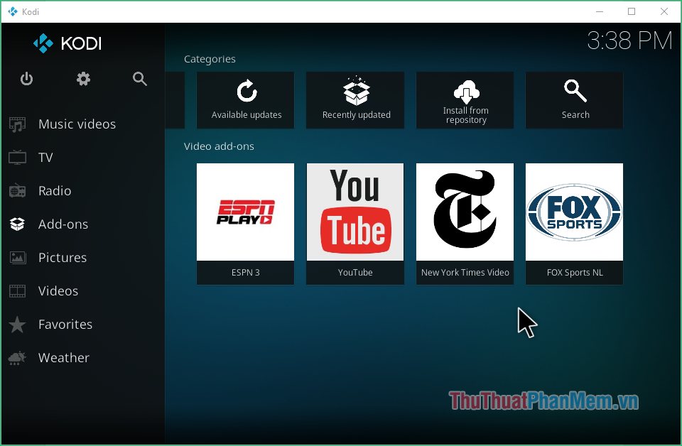 How to install and use Kodi on a computer Picture 9