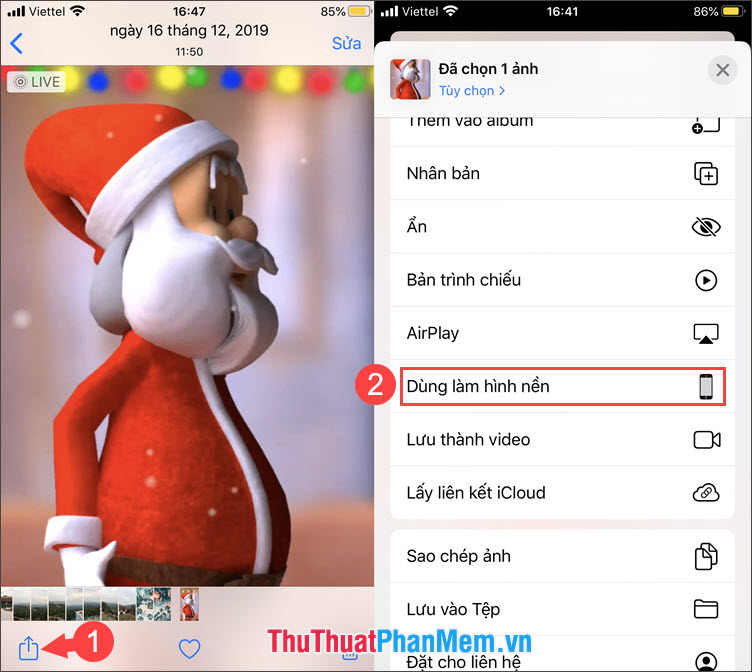 How to install animated wallpapers on iPhone