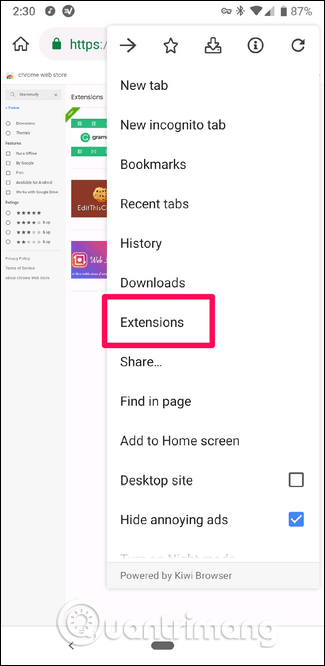How to install Chrome extension on Android Picture 5