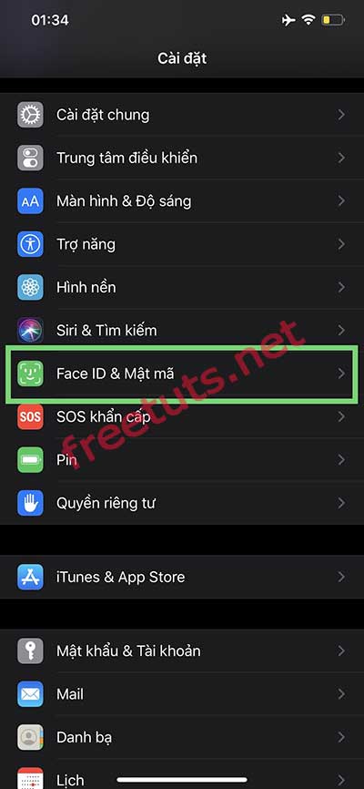 How to install / delete Face ID - Password protect iPhone X, Xs and iPhone 11 Picture 14