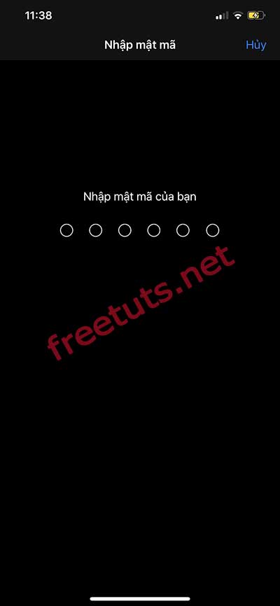 How to install / delete Face ID - Password protect iPhone X, Xs and iPhone 11 Picture 15