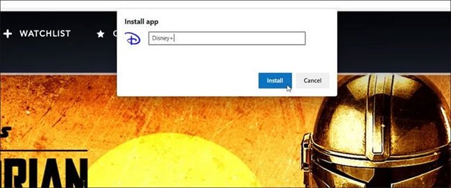 How to install Disney Plus as an application on Windows 10 Picture 4