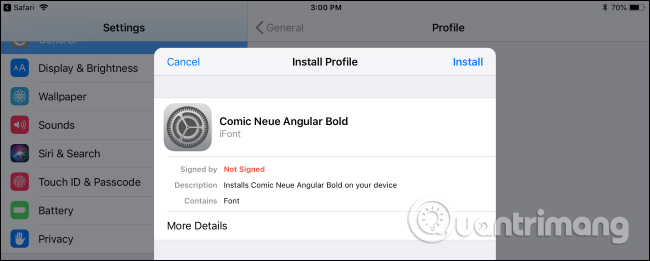 How to install fonts on iPhone, iPad Picture 6