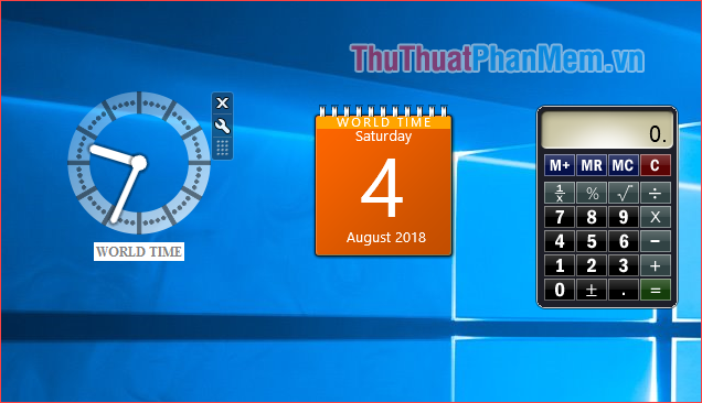 How to install Gadget for Windows 10 - Add Gadget feature on the Desktop for Windows 10 Picture 6