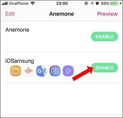 How to install Galaxy S9 interface on iPhone Picture 3