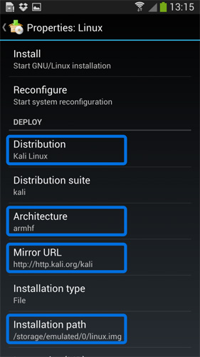 How to install Kali Linux on Android using Linux Deploy Picture 1