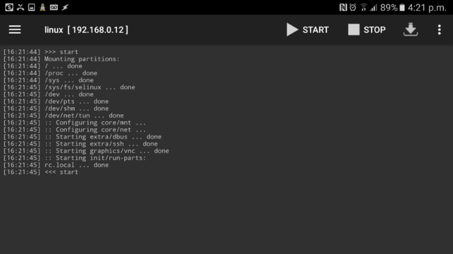 How to install Linux on Android doesn't need root Picture 6
