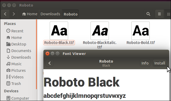 How to install new fonts in Windows, Mac and Linux Picture 8
