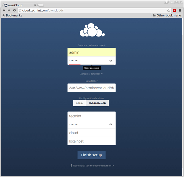How to install ownCloud on Linux Picture 2