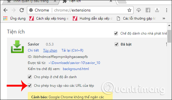 How to install Savior on Chrome Picture 5