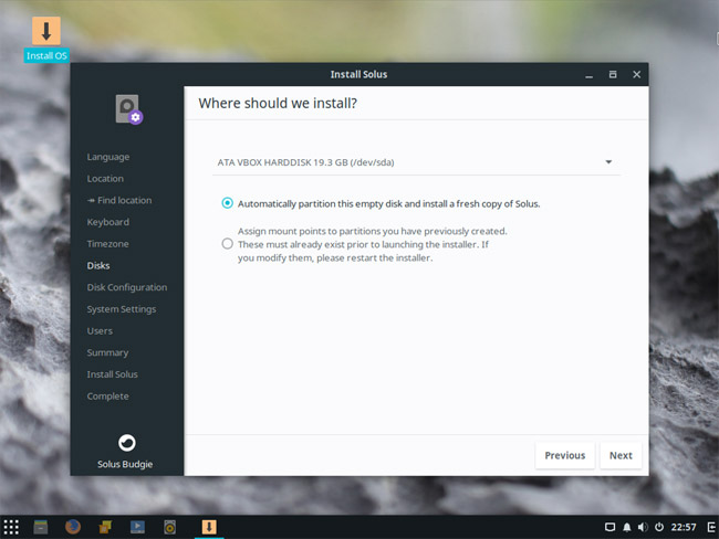 How to install Solus Linux Picture 4