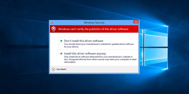 How to install the driver has not been Signed on Windows 10 Picture 1
