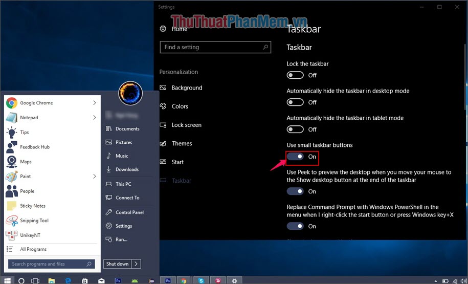 How to install the theme, interface for Windows 10 Picture 10
