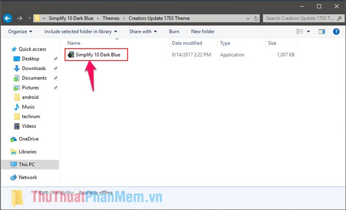 How to install the theme, interface for Windows 10 Picture 4