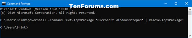 How to install / uninstall Notepad application in Windows 10 Picture 6