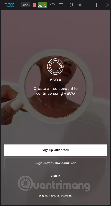 How to install VSCO on the computer