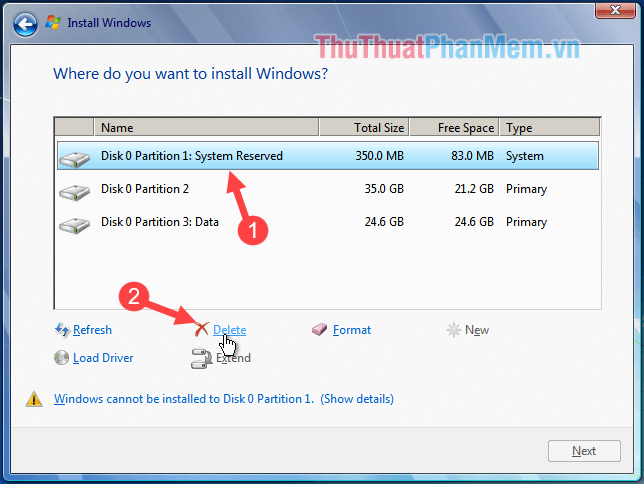 How to install Windows 10, 7 from hard drive without USB Boot Picture 9