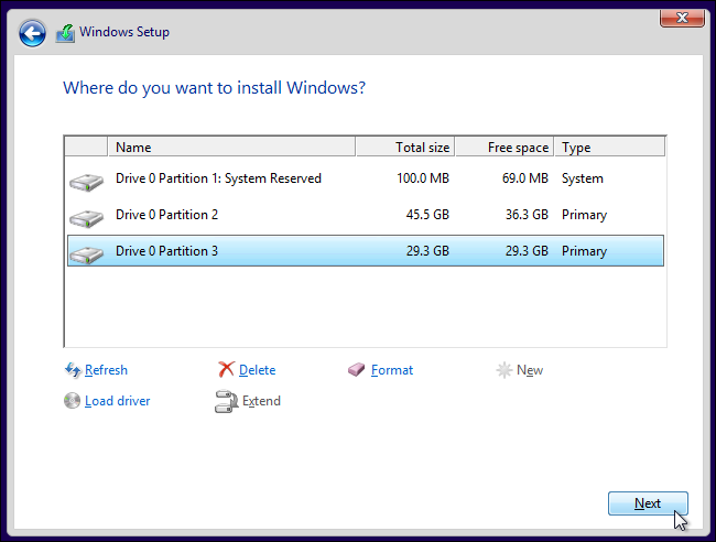 How to install Windows 10 Dual Dual with Windows 7 or 8 Picture 9