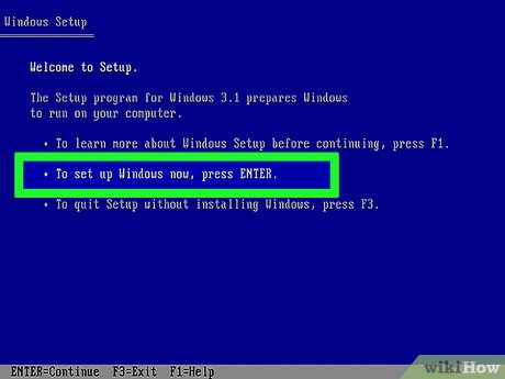 How to Install Windows 3.1 Picture 13