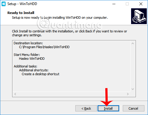 How to install Windows with WinToHDD without USB, DVD Picture 4