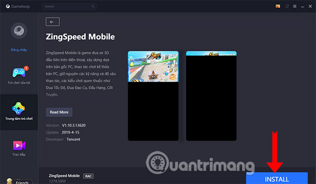 How to install Zing Speed ​​Mobile on PC with Tencent Gaming Buddy Picture 2