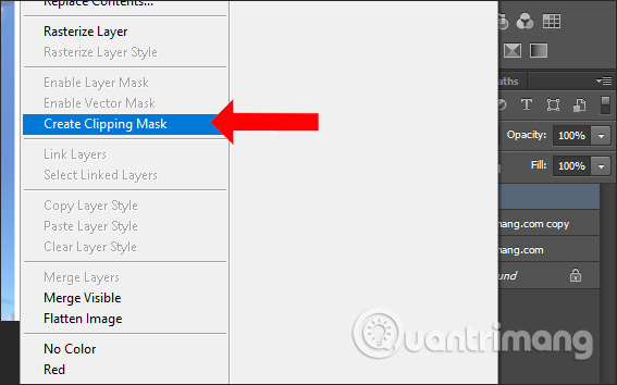 How to integrate images into text on Photoshop Picture 8
