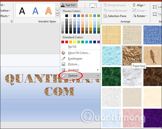 How to integrate pictures into text in PowerPoint Picture 4