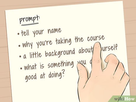 How to Introduce Yourself in College Picture 6