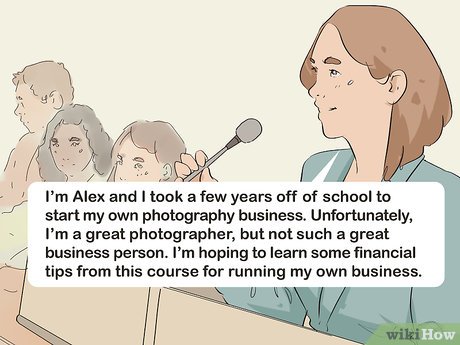 How to Introduce Yourself in College Picture 7