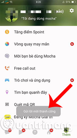 How to invite friends to use Mocha Picture 4