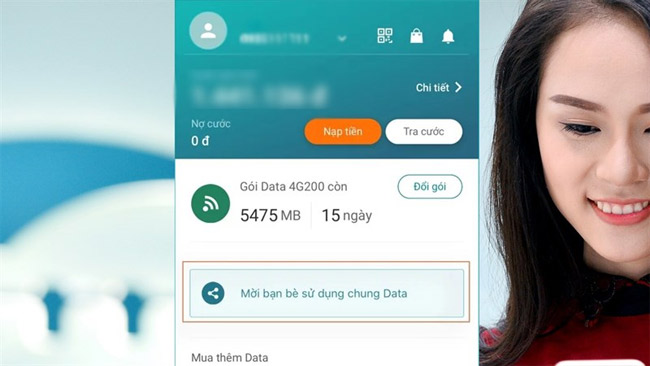 How to invite friends to 'use Viettel 4G sharing' every month to save Picture 1