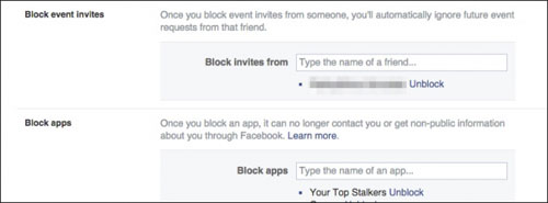 How to invite or block invitations to attend events via Facebook Picture 6
